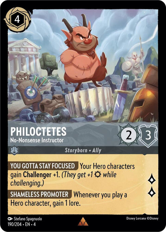 Lorcana - Philoctetes - No-Nonsense Instructor - Ursula's Return (4)