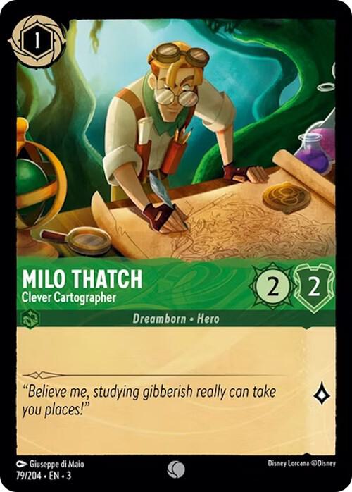Lorcana - Milo Thatch - Clever Cartographer - Into the Inklands (3)