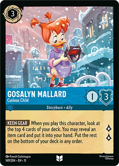 Lorcana - Gosalyn Mallard - Curious Child - Winterspell (11)
