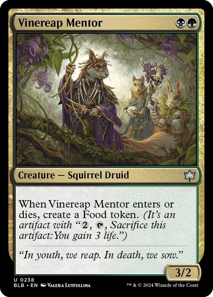 MTG - Vinereap Mentor - Bloomburrow (BLB)