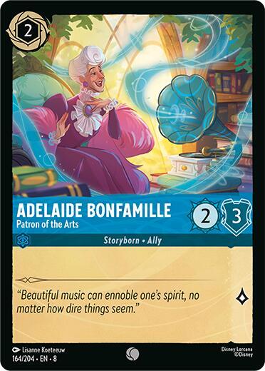 Lorcana - Adelaide Bonfamille - Patron of the Arts - Reign of Jafar (8)