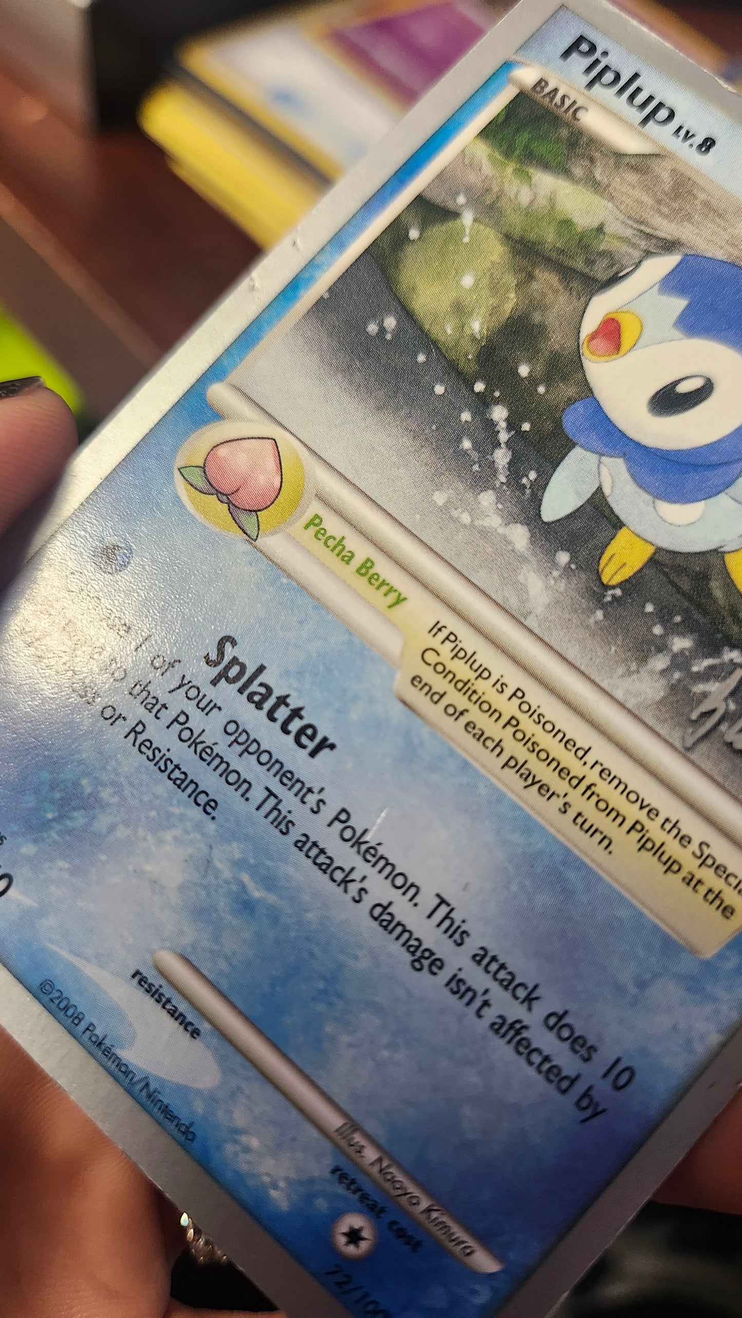 Pokemon - Piplup (72) - 2008 (Dylan Lefavour) - World Championship Decks (WCD) - DMG