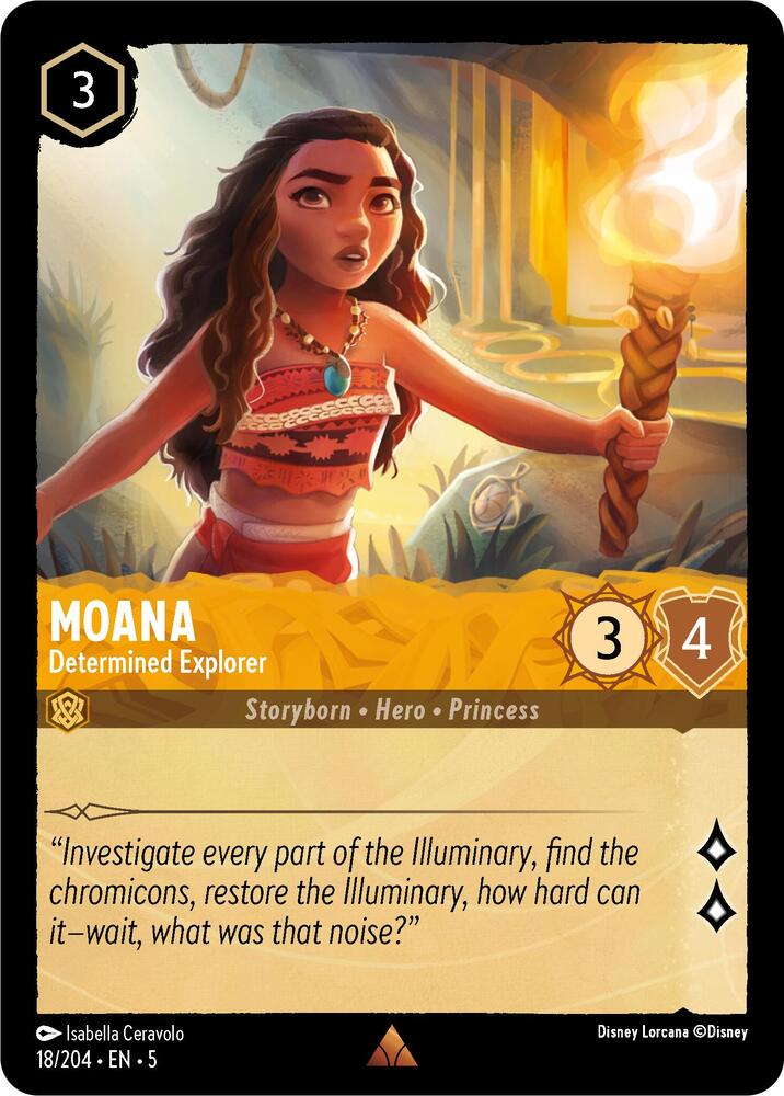 Lorcana - Moana - Determined Explorer - Shimmering Skies (5)