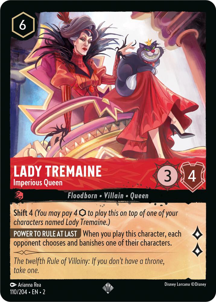 Lorcana - Lady Tremaine - Imperious Queen - Rise of the Floodborn (2)