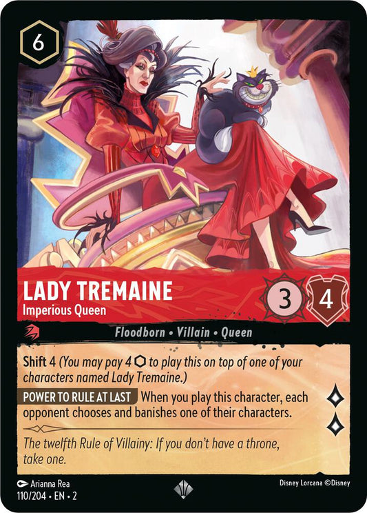 Lorcana - Lady Tremaine - Imperious Queen - Rise of the Floodborn (2)