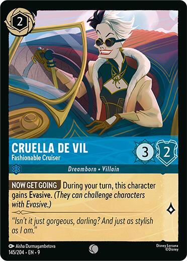 Lorcana - Cruella De Vil - Fashionable Cruiser - Fabled (9)