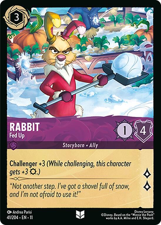 Lorcana - Rabbit - Fed Up - Winterspell (11)