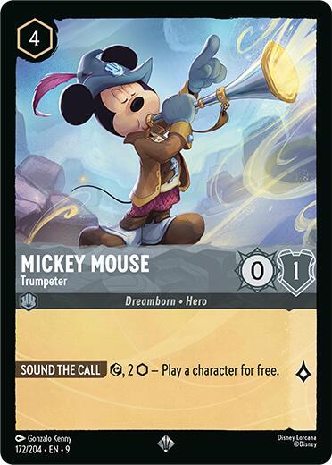 Lorcana - Mickey Mouse - Trumpeter - Fabled (9)