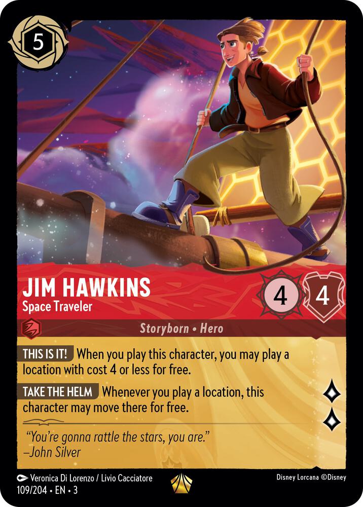 Lorcana - Jim Hawkins - Space Traveler - Into the Inklands (3)