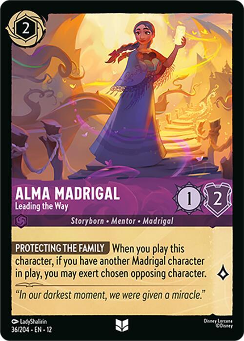 Lorcana - Alma Madrigal - Leading the Way - Wilds Unknown (12)