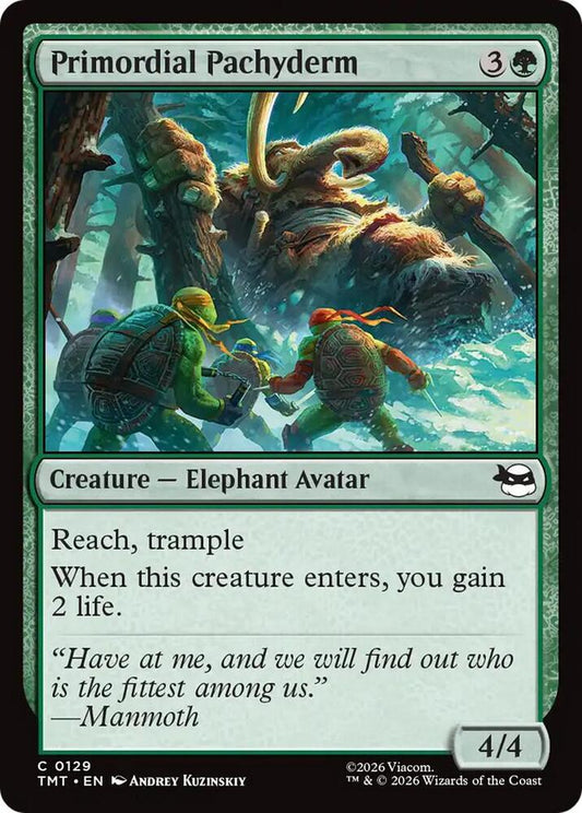 MTG - Primordial Pachyderm - Teenage Mutant Ninja Turtles (TMT)