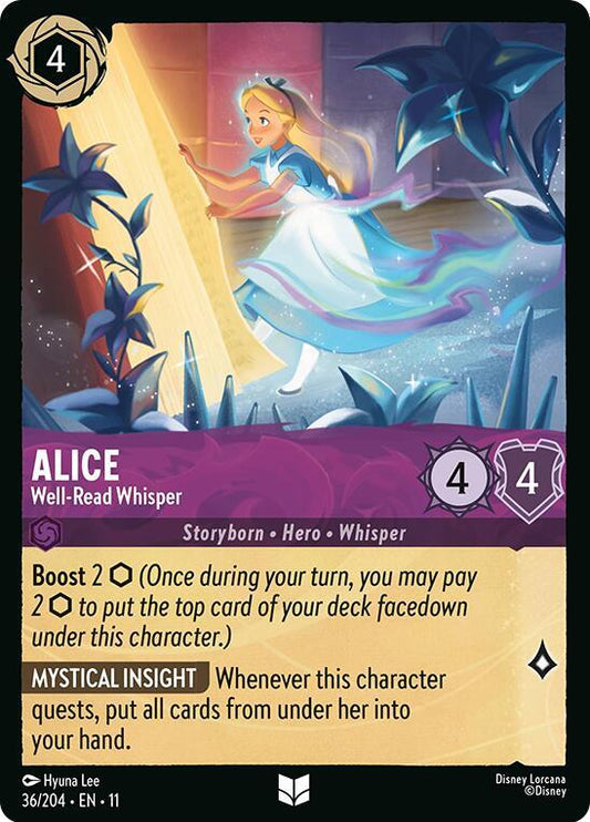 Lorcana - Alice - Well-Read Whisper - Winterspell (11)