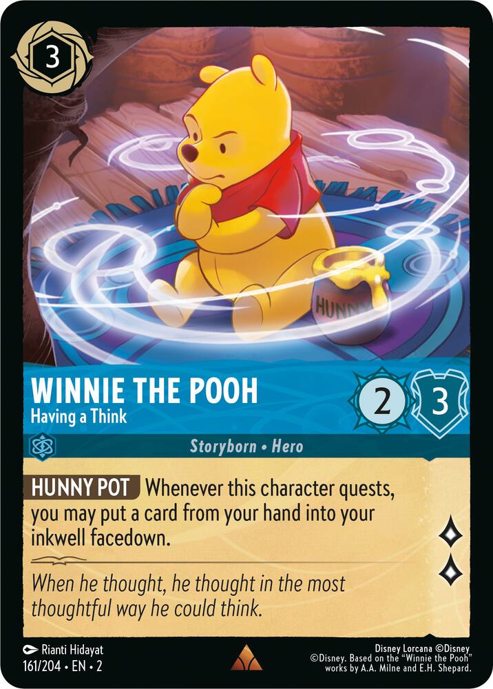 Lorcana - Winnie the Pooh - Having a Think - Rise of the Floodborn (2)