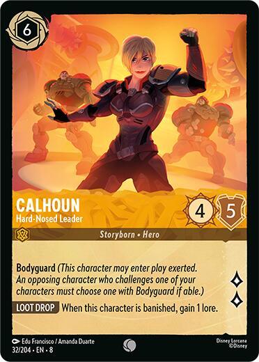 Lorcana - Calhoun - Hard-Nosed Leader - Reign of Jafar (8)
