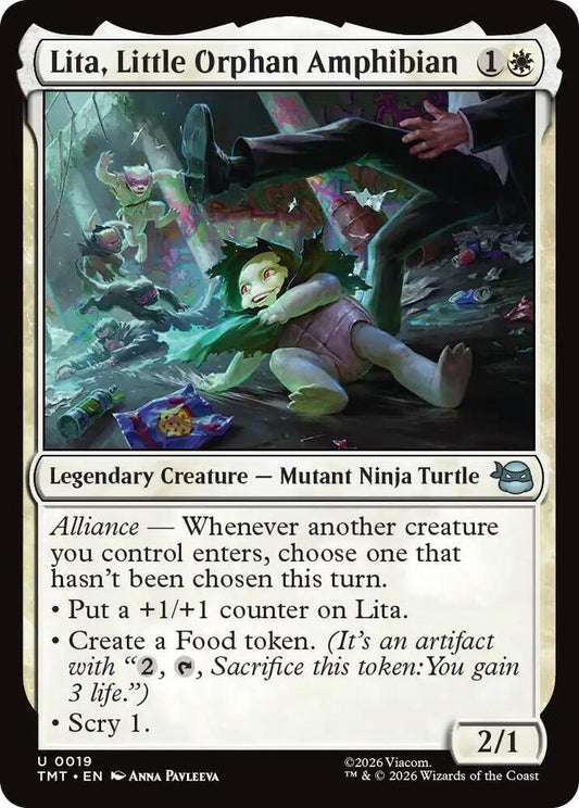 MTG - Lita, Little Orphan Amphibian - Teenage Mutant Ninja Turtles (TMT)