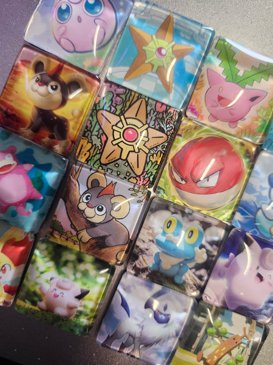 1" Themed Pokémon Magnets