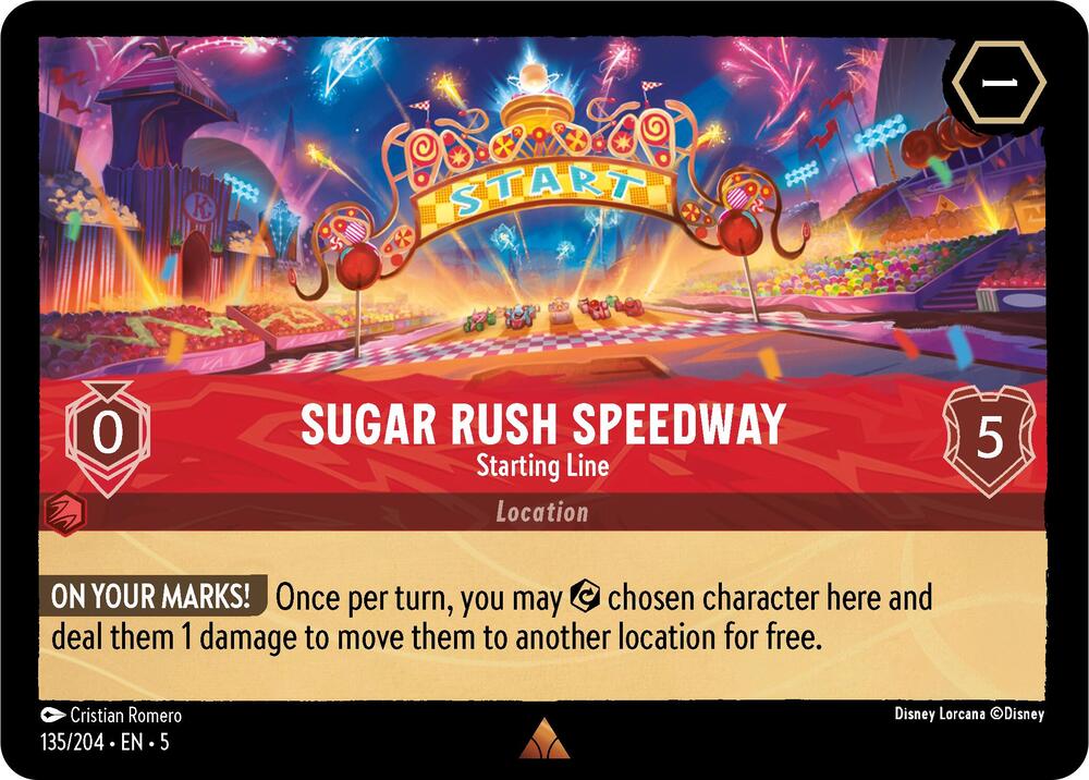 Lorcana - Sugar Rush Speedway - Starting Line - Shimmering Skies (5)