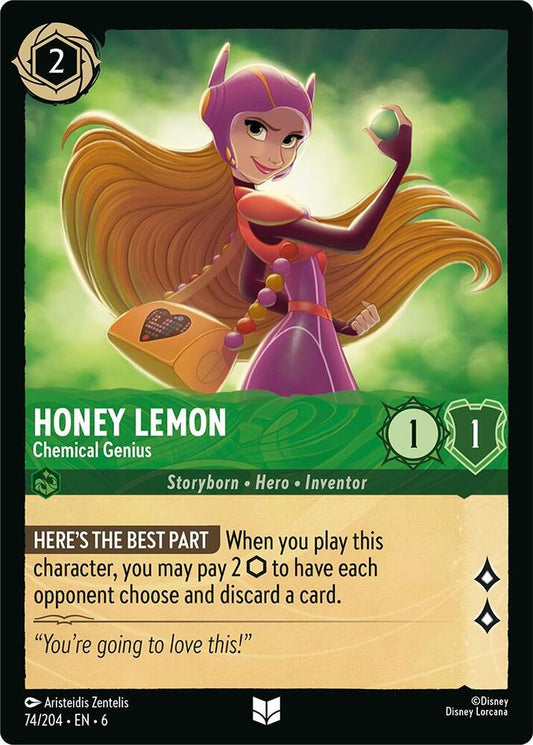Lorcana - Honey Lemon - Chemical Genius - Azurite Sea (6)
