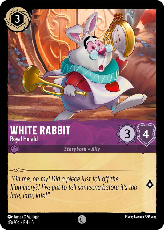 Lorcana - White Rabbit - Royal Herald - Shimmering Skies (5)