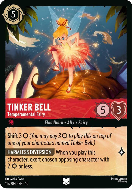 Lorcana - Tinker Bell Tempermental Fairy - Whispers in the Well (10)