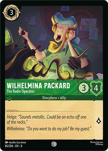 Lorcana - Wilhelmina Packard - The Radio Operator - Reign of Jafar (8)