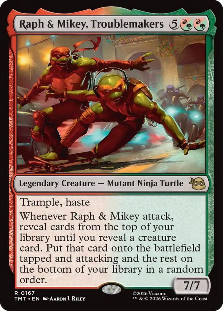 MTG - Raph & Mikey, Troublemakers - Teenage Mutant Ninja Turtles (TMT)