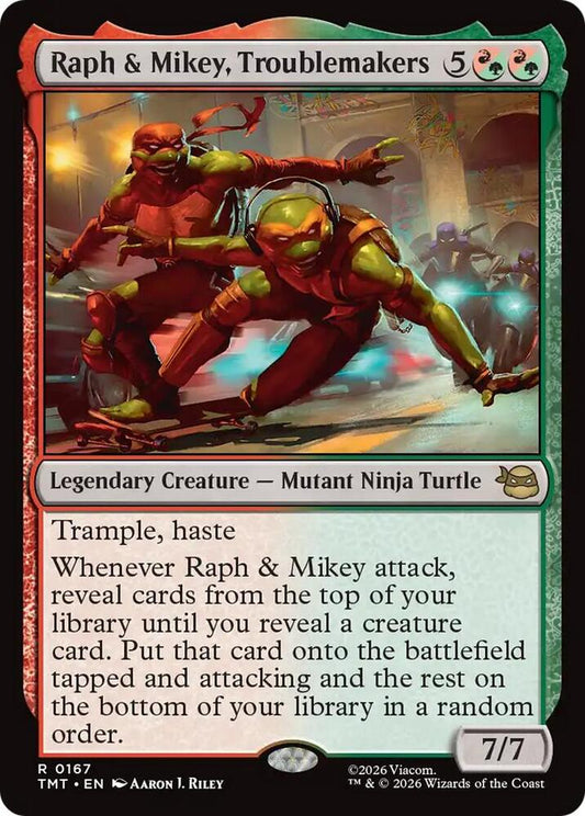 MTG - Raph & Mikey, Troublemakers - Teenage Mutant Ninja Turtles (TMT)