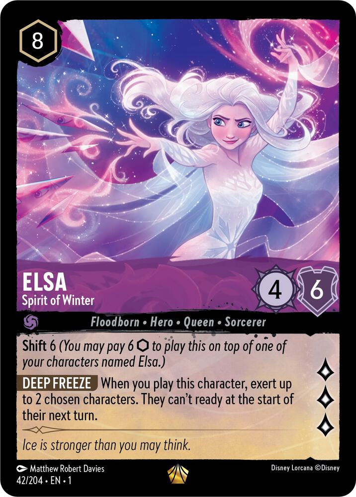 Lorcana - Elsa - Spirit of Winter - The First Chapter (1)