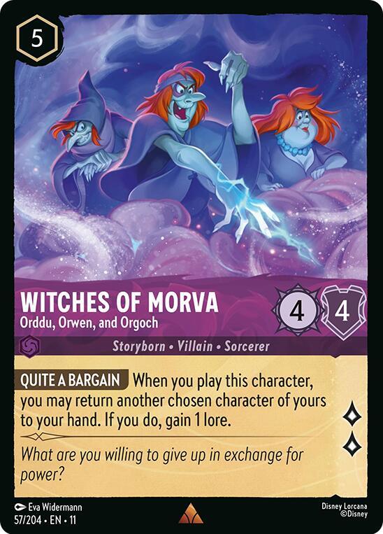 Lorcana - Witches of Morva - Orddu, Orwen, and Orgoch - Winterspell (11)