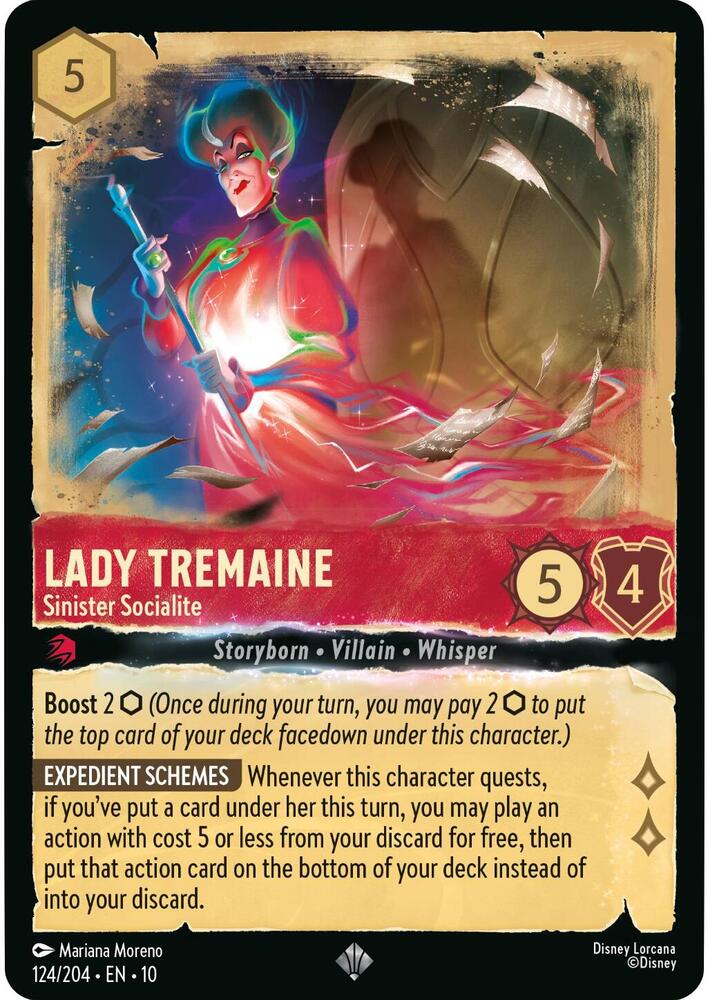 Lorcana - Lady Tremaine Sinister Socialite - Whispers in the Well (10)