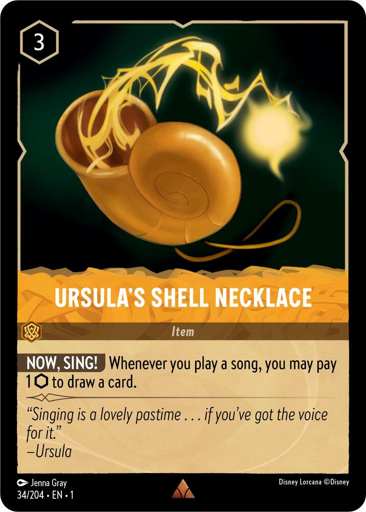 Lorcana - Ursula's Shell Necklace - The First Chapter (1)
