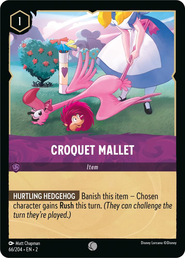 Lorcana - Croquet Mallet - Cold Foil - Rise of the Floodborn (2)