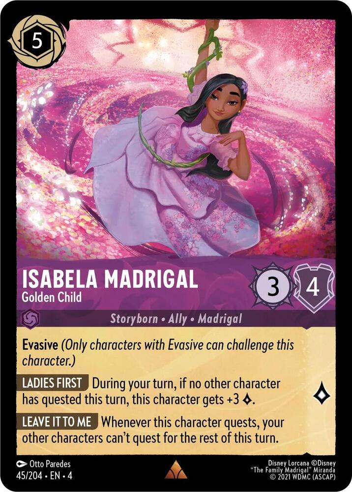 Lorcana - Isabela Madrigal - Golden Child - Ursula's Return (4)