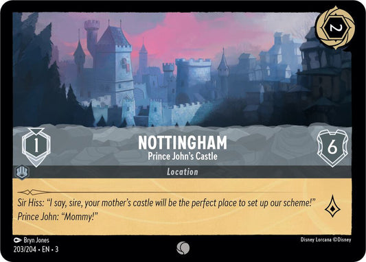 Lorcana - Nottingham - Prince John's Castle - Cold Foil - Into the Inklands (3)