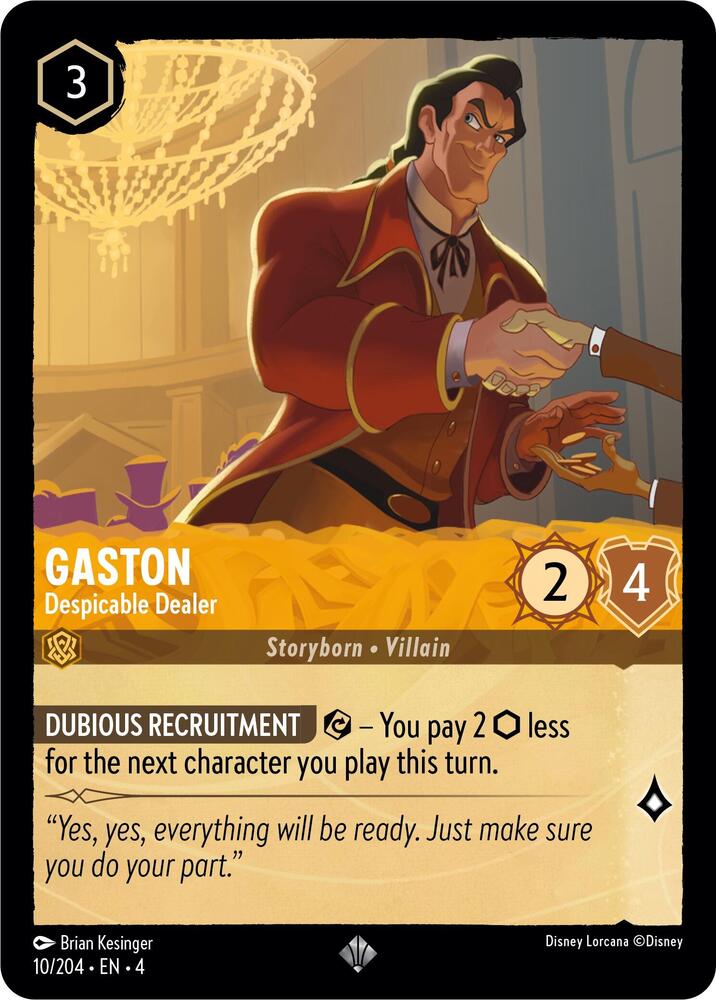Lorcana - Gaston - Despicable Dealer - Ursula's Return (4)