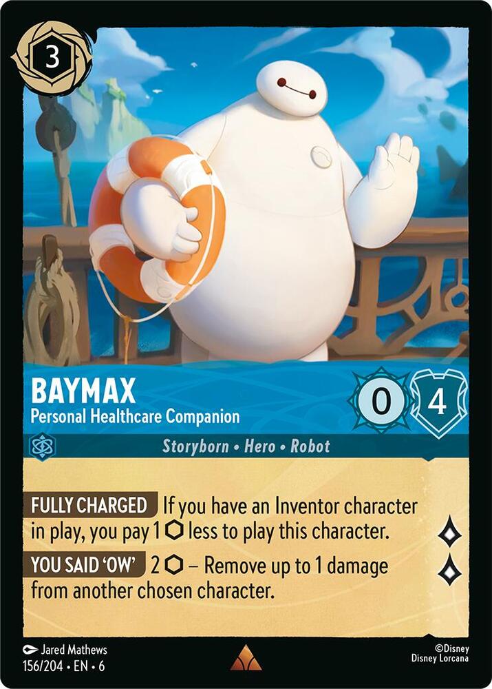 Lorcana - Baymax - Personal Healthcare Companion - Azurite Sea (6)