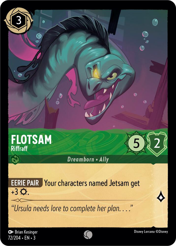 Lorcana - Flotsam - Riffraff - Cold Foil - Into the Inklands (3)