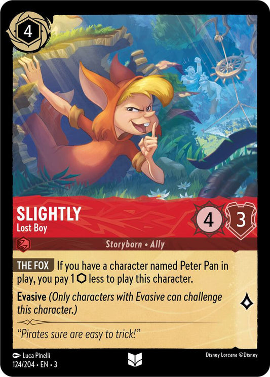Lorcana - Slightly - Lost Boy - Cold Foil - Into the Inklands (3)