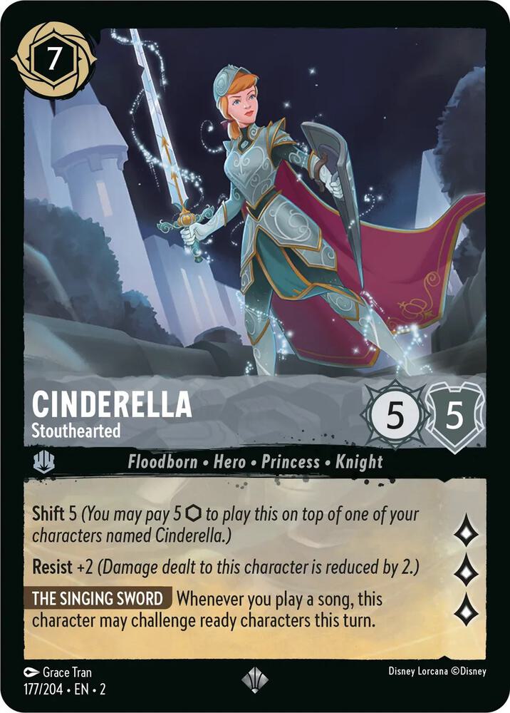 Lorcana - Cinderella - Stouthearted - Rise of the Floodborn (2)