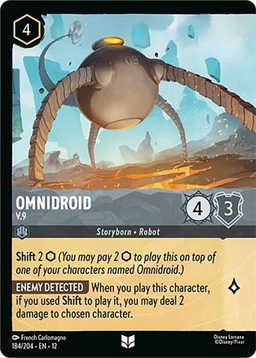 Lorcana - Omnidroid - V.9 - Foil Wilds Unknown (12)