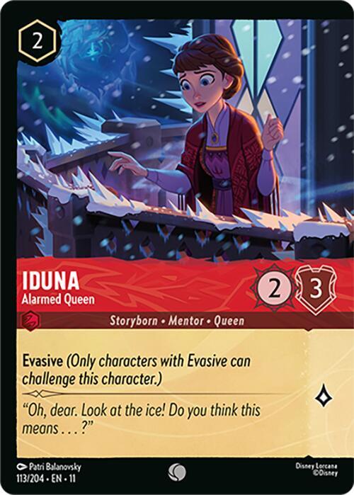 Lorcana - Iduna - Alarmed Queen - Foil - Winterspell (11)
