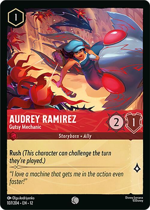Lorcana - Audrey Ramirez - Gutsy Mechanic - Wilds Unknown (12)