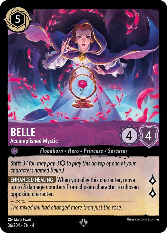 Lorcana - Belle - Accomplished Mystic - Ursula's Return (4)