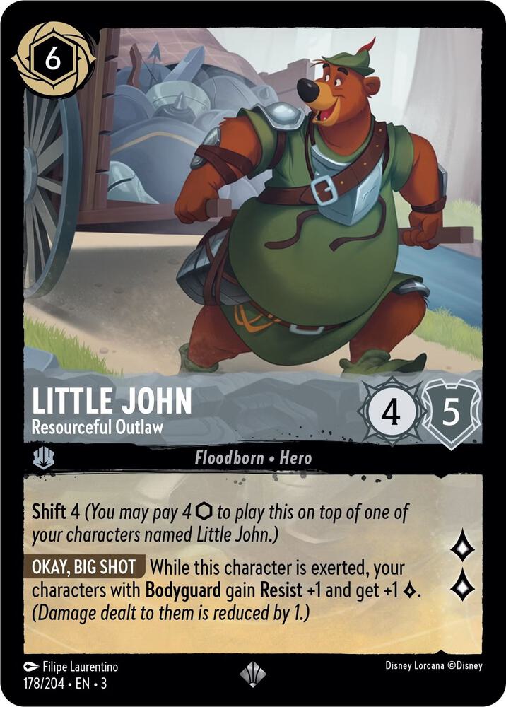 Lorcana - Little John - Resourceful Outlaw - Into the Inklands (3)