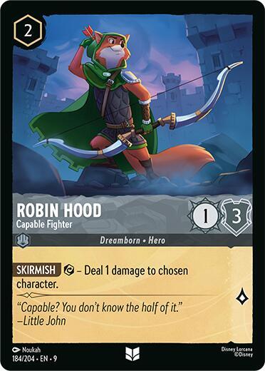 Lorcana - Robin Hood - Capable Fighter - Fabled (9)