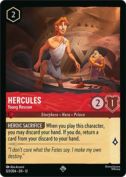 Lorcana - Hercules - Young Rescuer - Wilds Unknown (12)