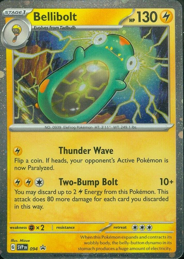 Pokemon  - Bellibolt - 094 - SV: Scarlet & Violet Promo Cards (SVP)