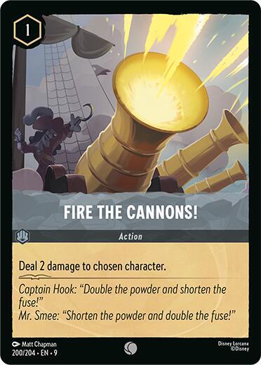 Lorcana - Fire the Cannons! - Fabled (9)