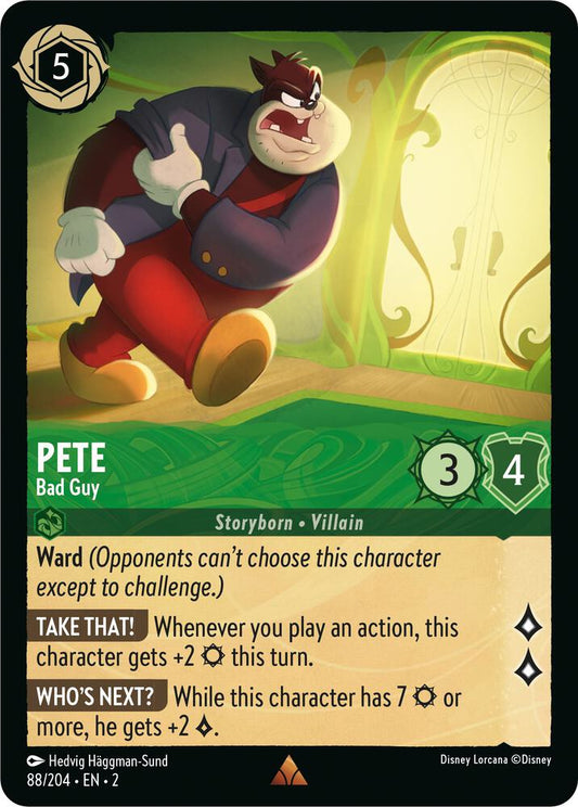 Lorcana - Pete - Bad Guy - Rise of the Floodborn (2)