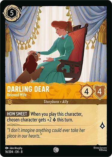 Lorcana - Darling Dear - Beloved Wife Cold Foil - Reign of Jafar (8)